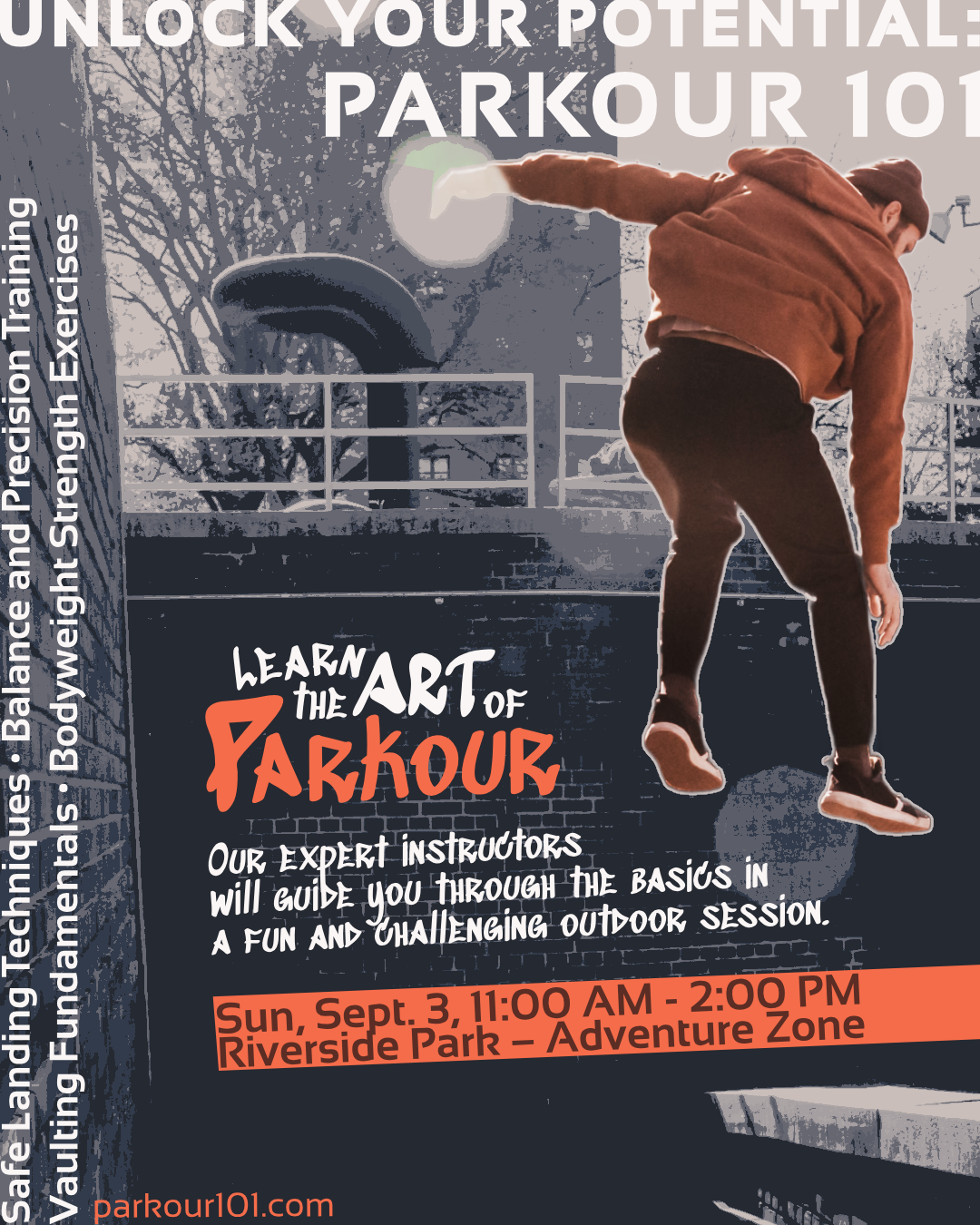 Social Media Post / Print Flyer: Parkour101
