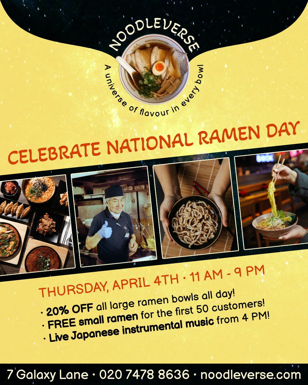 Social Media Post / Print Flyer: Ramen Day